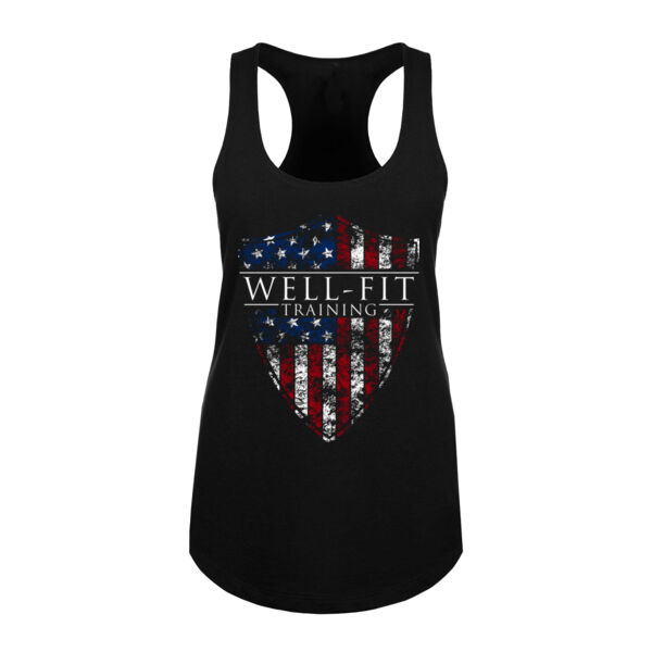 SHIELD FLAG - WOMEN'S FITTED TANK TOP - $WJ9MUG$ Thumbnail